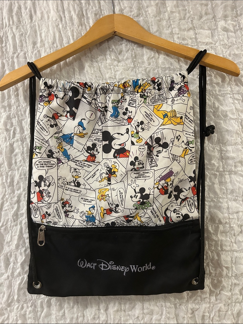 Disney Mickey Comics Drawstring Backpack